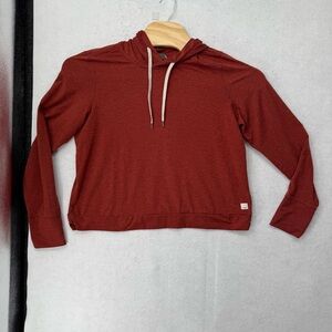 Vuori‎ Halo Essential Hoodie Currant Heather Size XL VW226